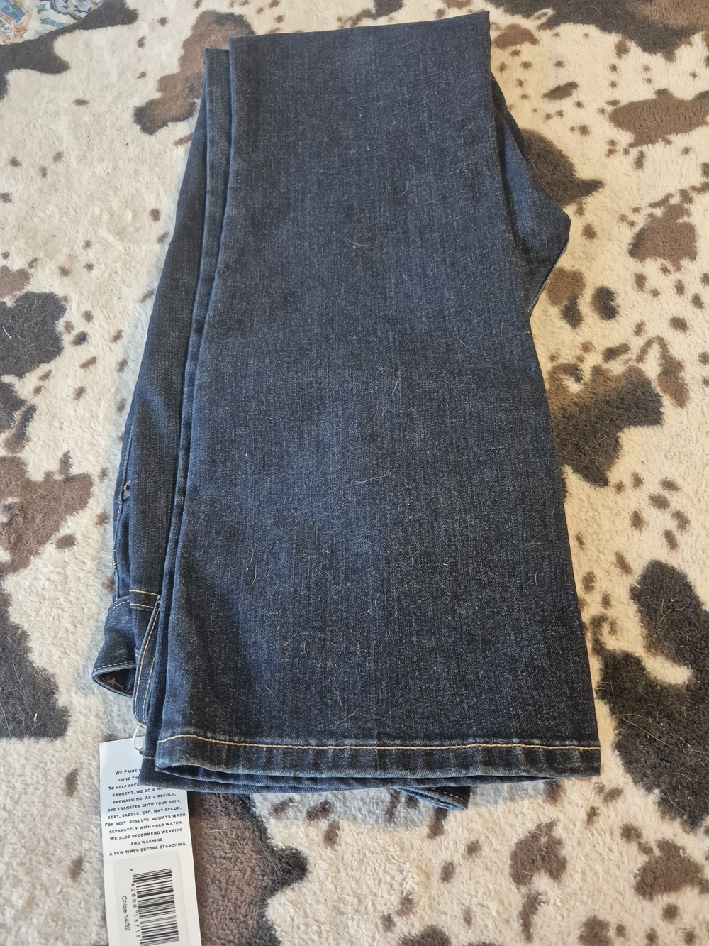 Kimes Ranch Women's Dark Blue Boot Cut Jeans with Red Accent - Picture 4 of 5
